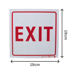 Emergency exit sign (190x190mm)
