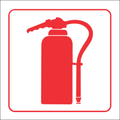 Fire equipment sign 190x190