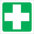 first aid equipment sign 190x190