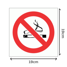 No smoking sign ABS 190x190