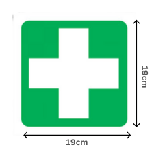 first aid equipment sign 190x190