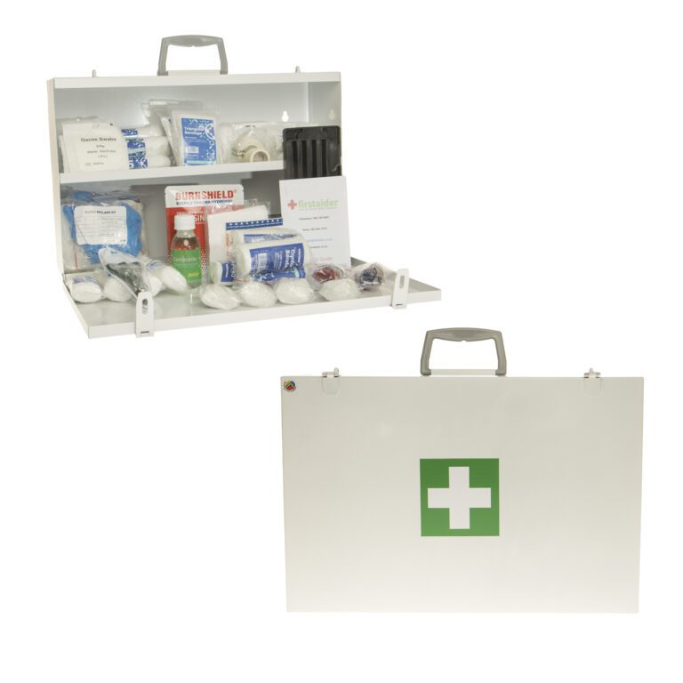 Regulation 7 First Aid Kit Inside Square Metal Box