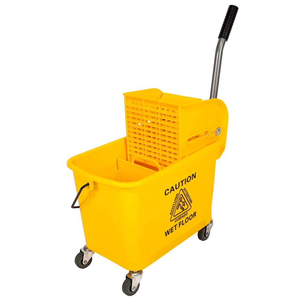 20L Econo Mop Bucket on Castors (with wringer)